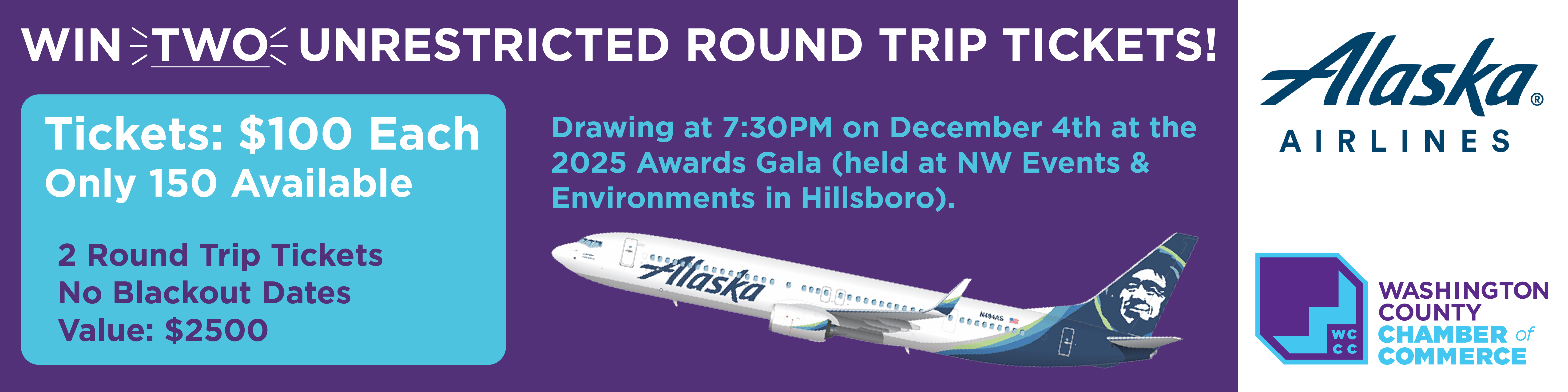 Chamber Alaska Airlines Raffle